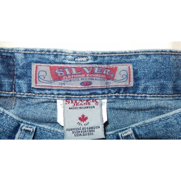 SILVER Jeans Women's 30 (28 x 30) Boot Cut Button Fly Denim Jeans - Picture 4 of 7